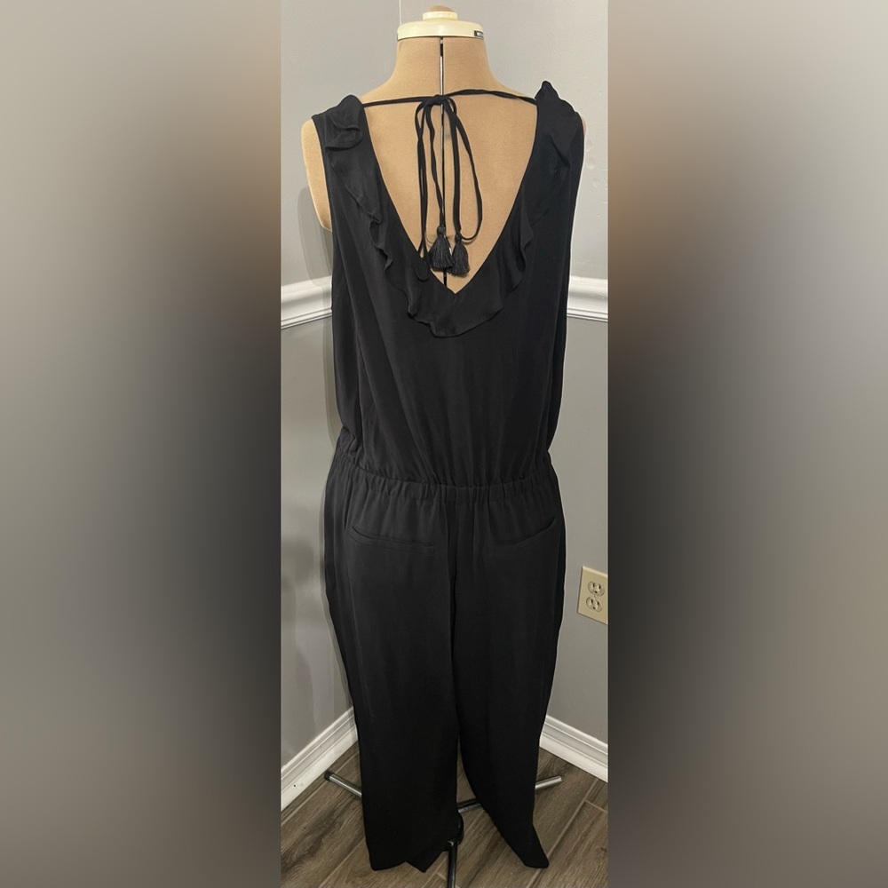 LOFT sz 18 black jumper. Slight elastic waist & ultra soft. Perfect for travel! - Picture 2 of 5